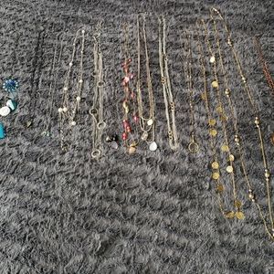 SOLD....Costume Jewelry 15 necklaces to be exact